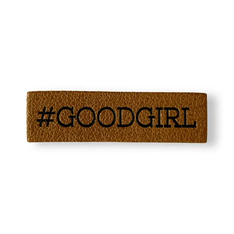 Aufnäher Kunstleder goodgirl