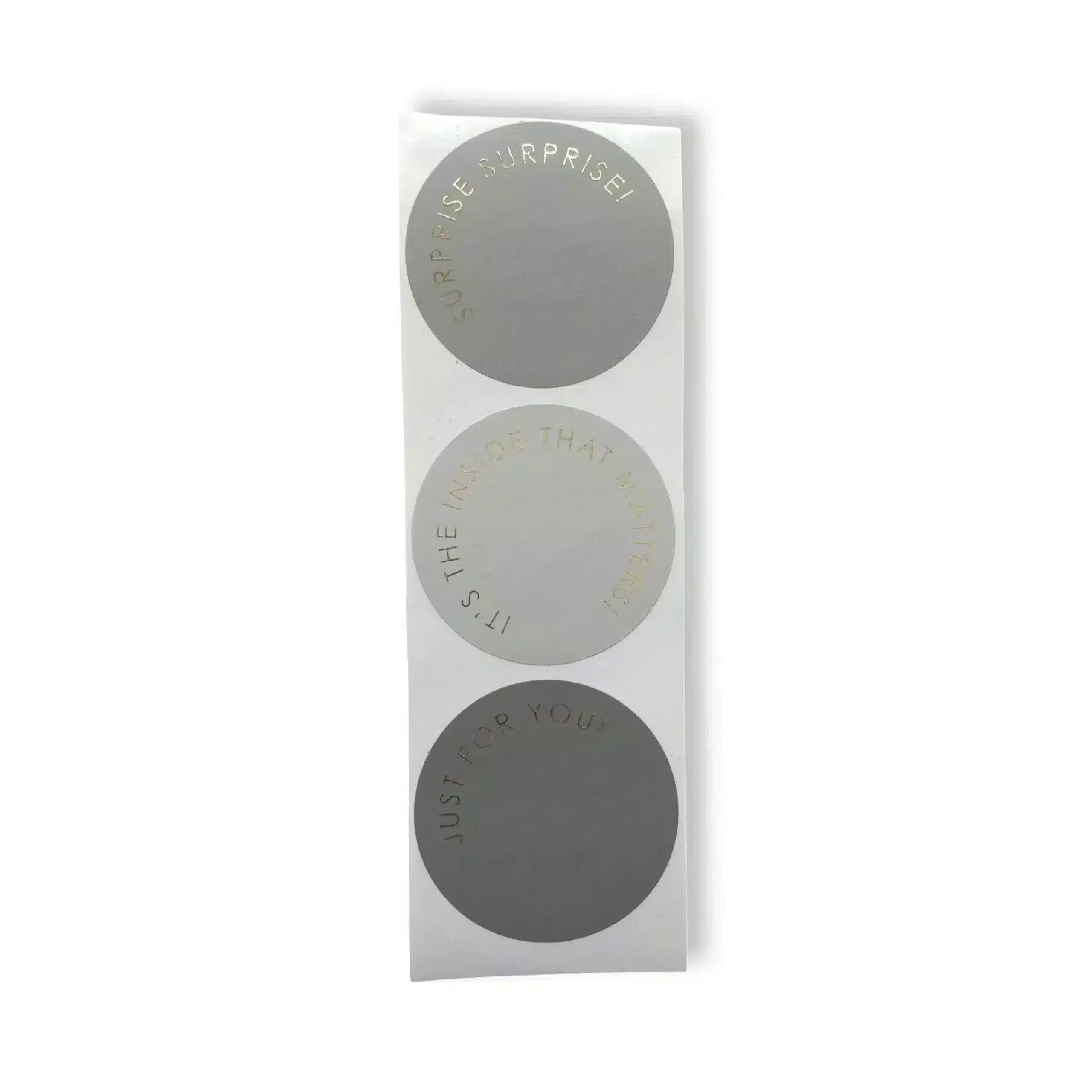 Sticker gold-Effekt Just for you 55mm