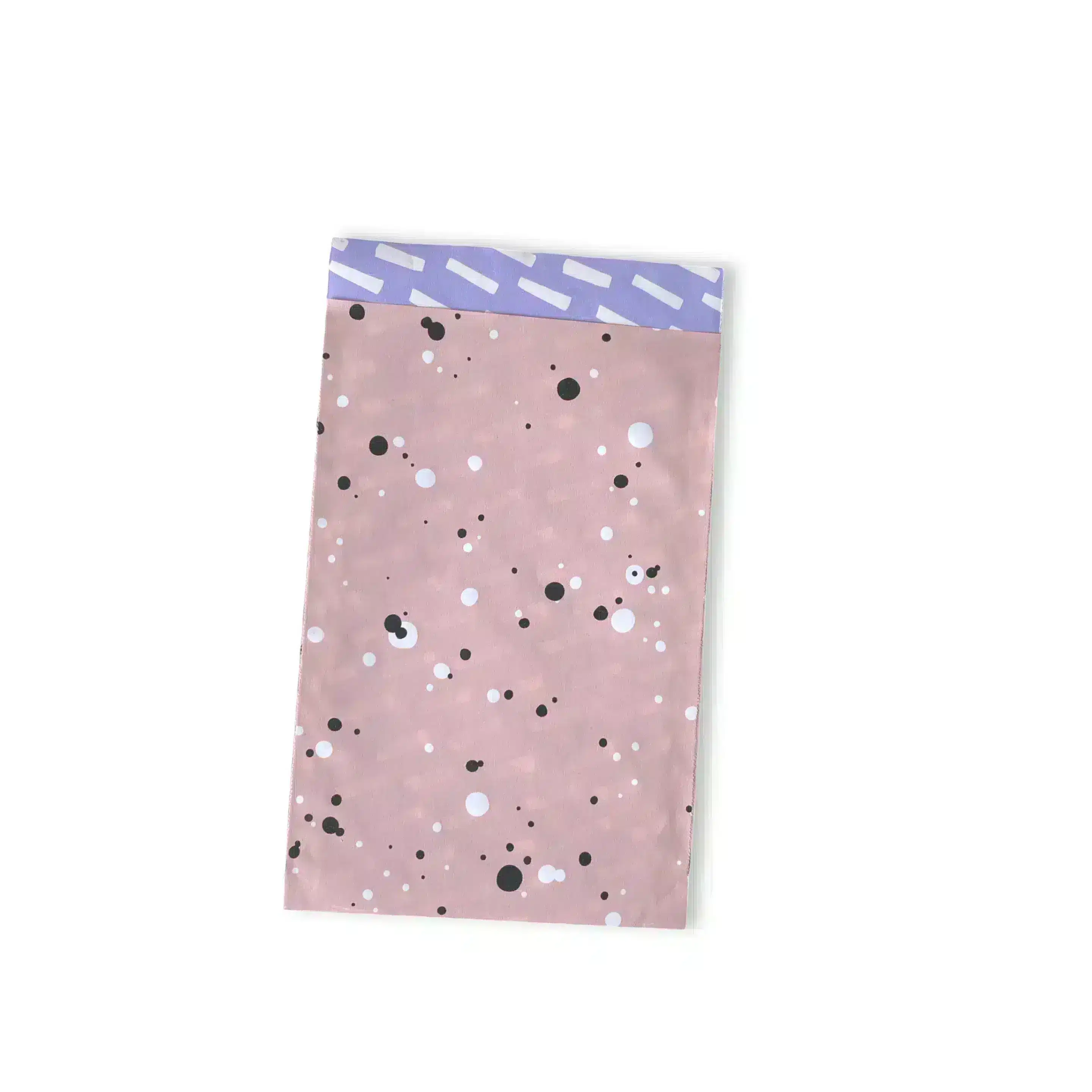 Papiertüte Rosa Splash/ Lila 12x19mm
