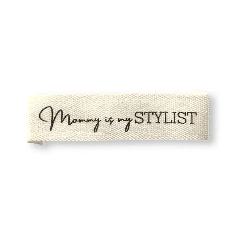 Baumwoll-Labels Mommy is my stylist