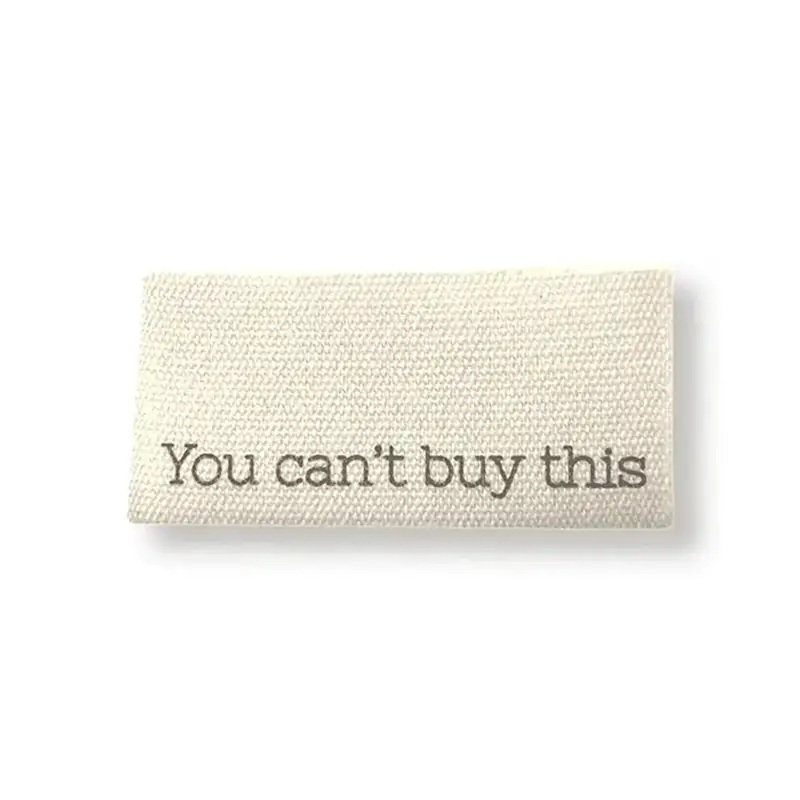 Baumwoll-Labels You can't buy this