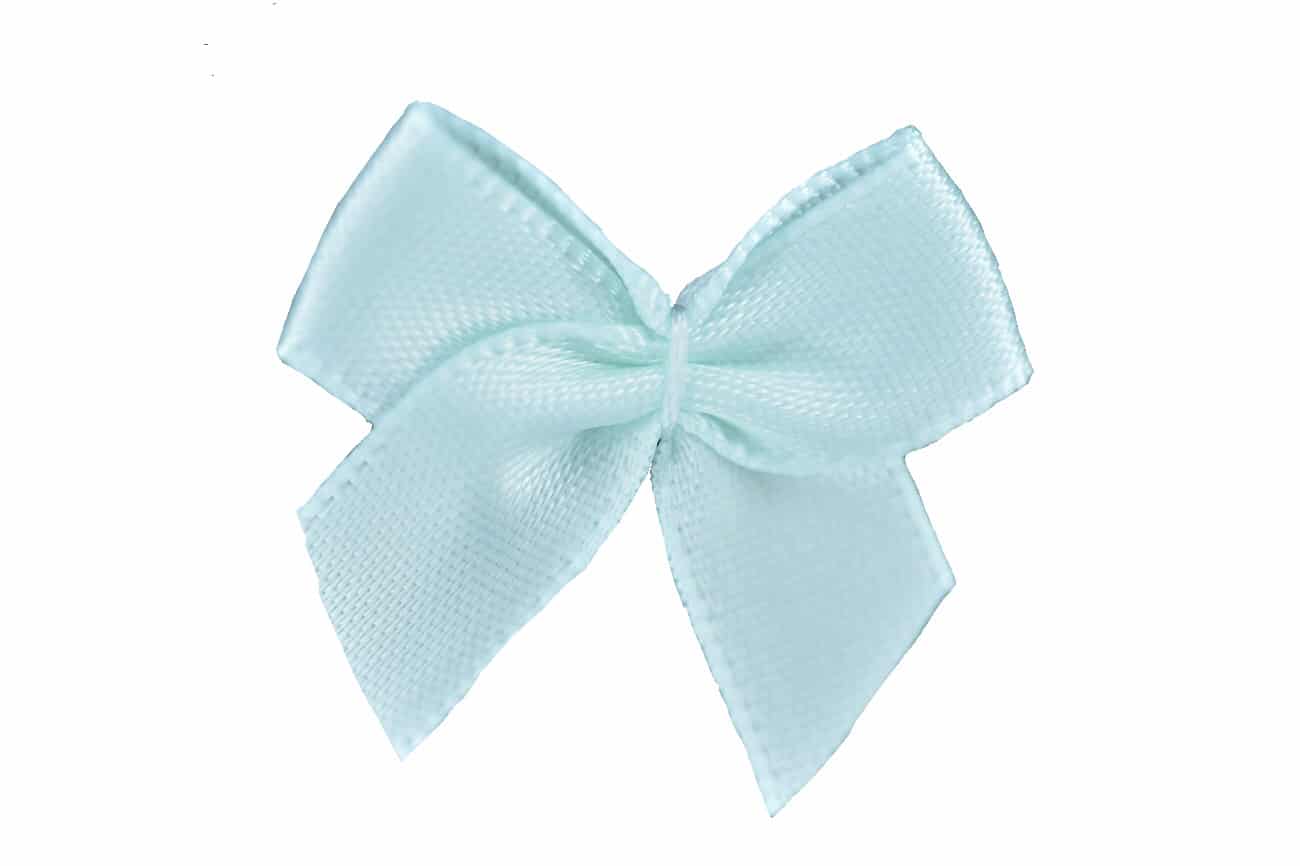 Schleife klein Aqua