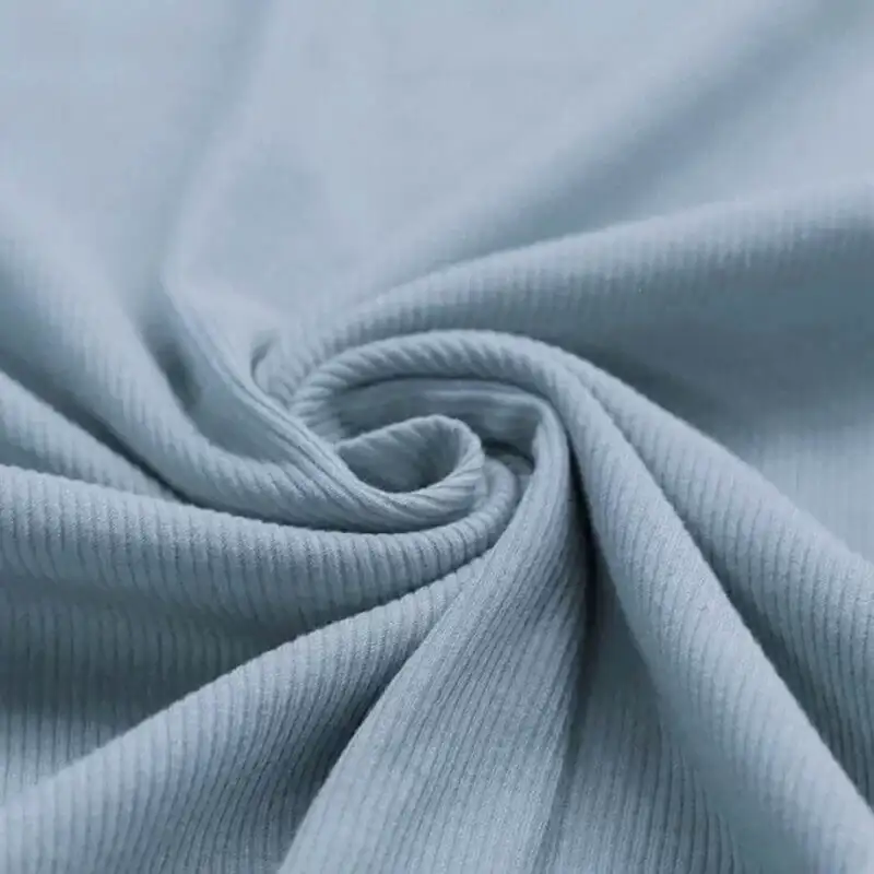 Ribstrick-Jersey-Stoff Hell-Jeans für Baby- und Kinderkleidung zum selber nähen