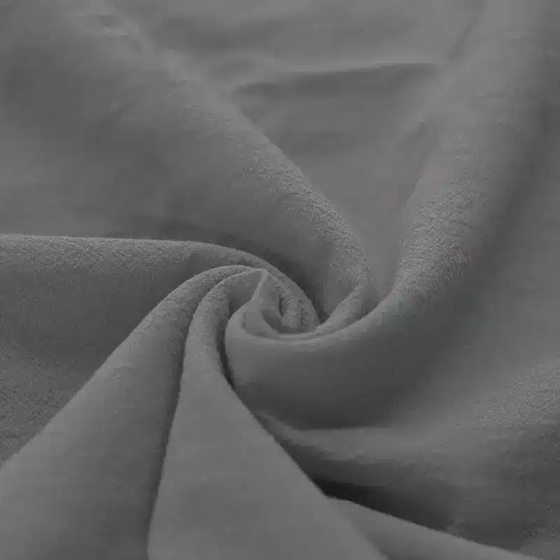 vorgewaschener Baumwollstoff Grau perfekt um Kinderkleidung zu nähen
