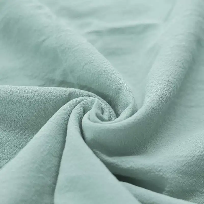 vorgewaschener Baumwollstoff Meer-Grün perfekt um Kinderkleidung zu nähen