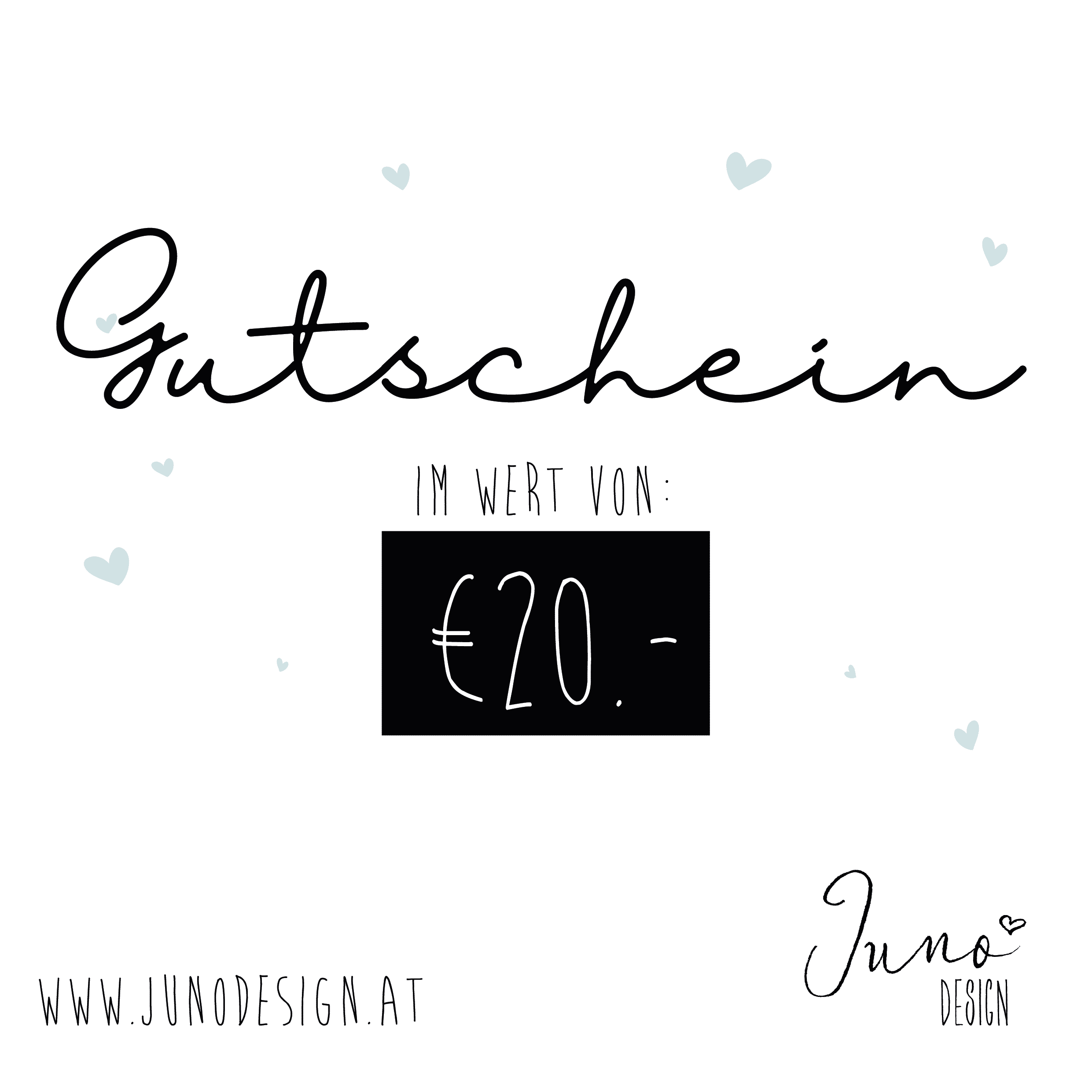 €20.- Geschenkgutschein