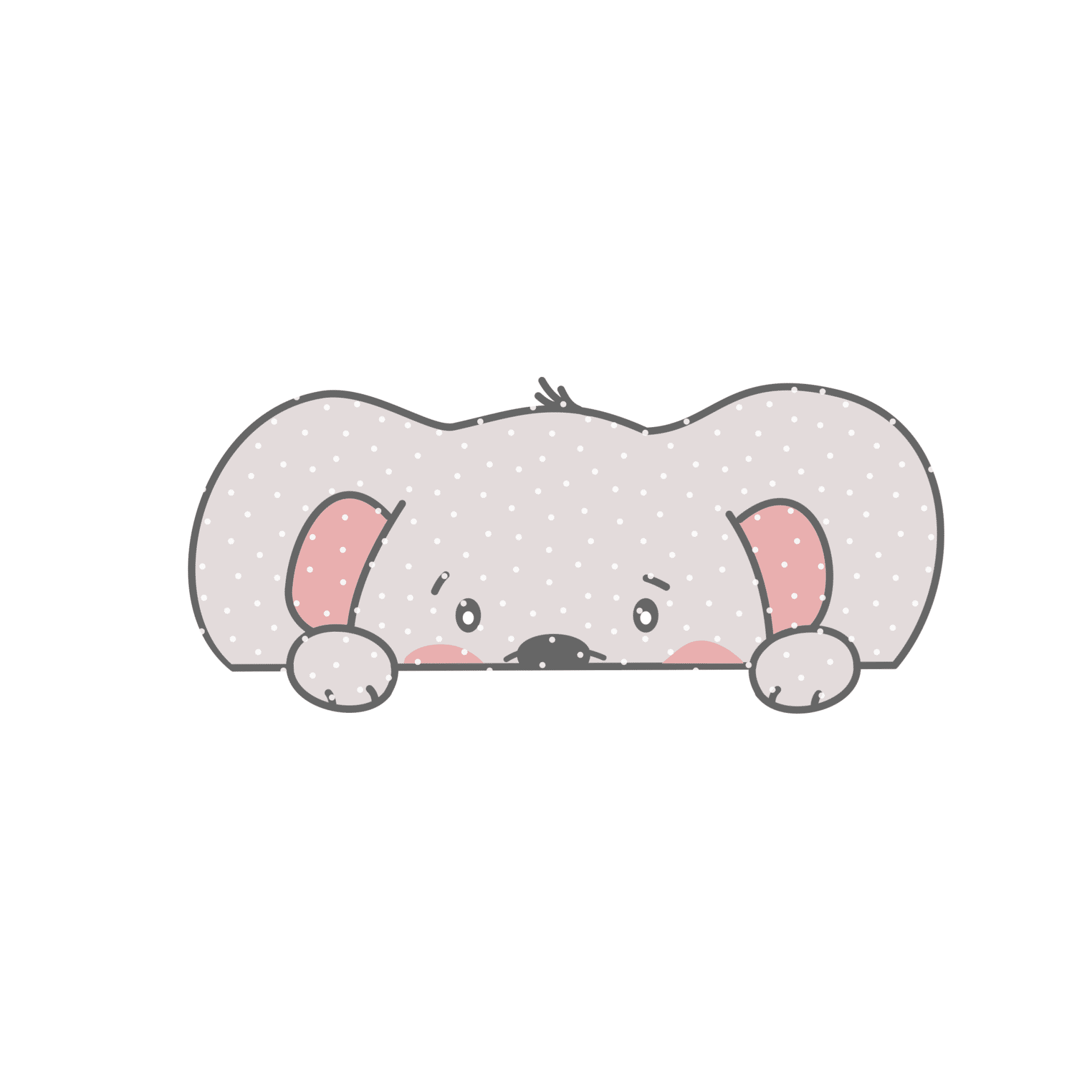 Applivorlage Peekaboo Maus
