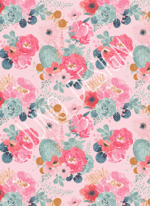 Flexfolie Blumentraum Rosa