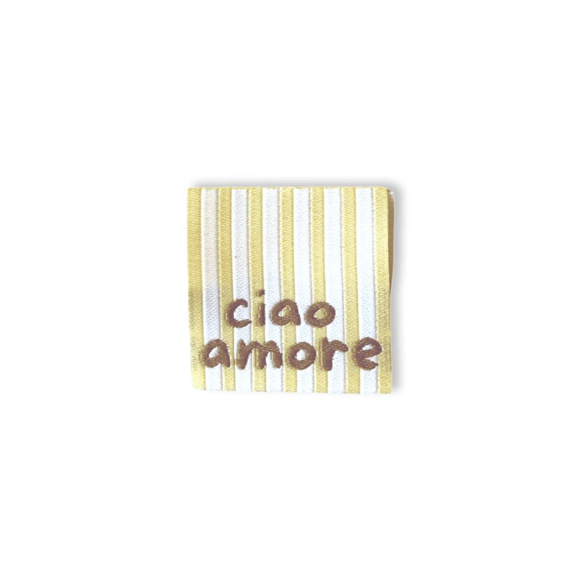 2Stk. Weblabels "ciao amore"